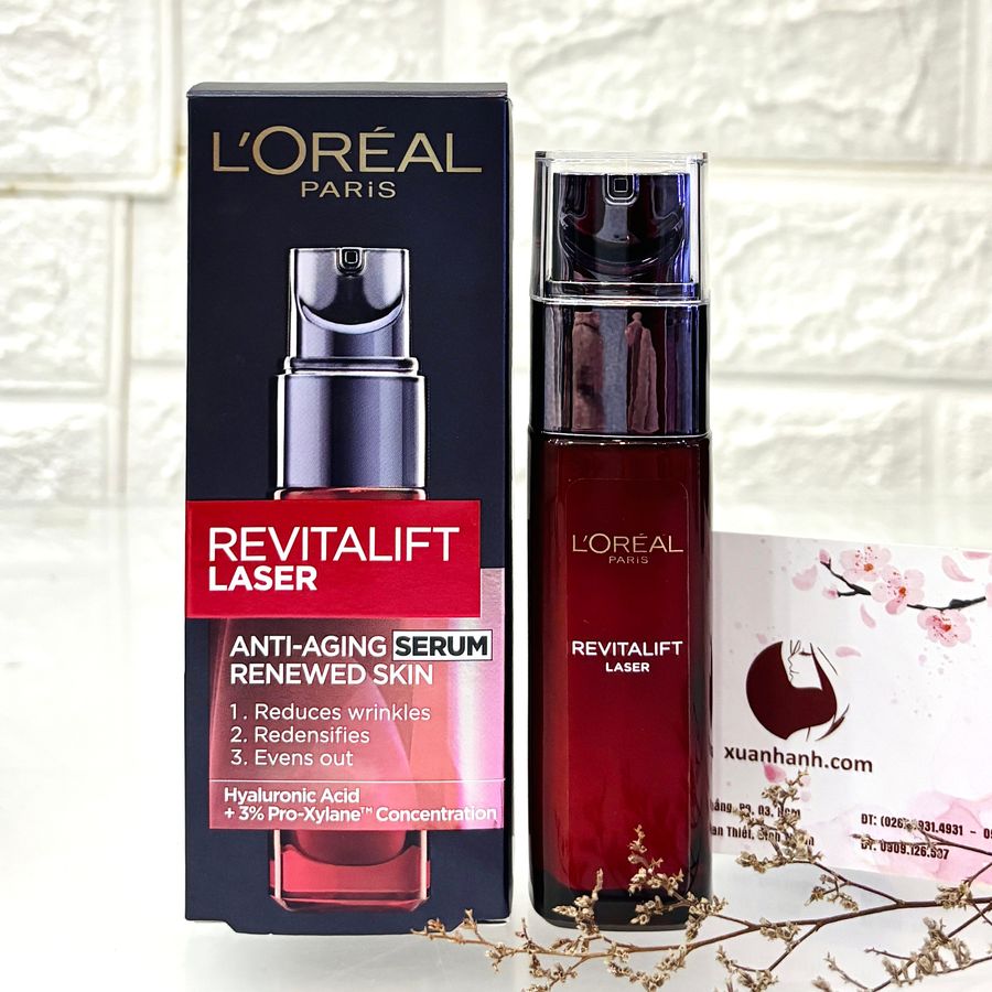 Tinh chất L'oreal Revitalift Laser Anti-Aging chống lão hóa và mờ nếp nhăn - 30ml