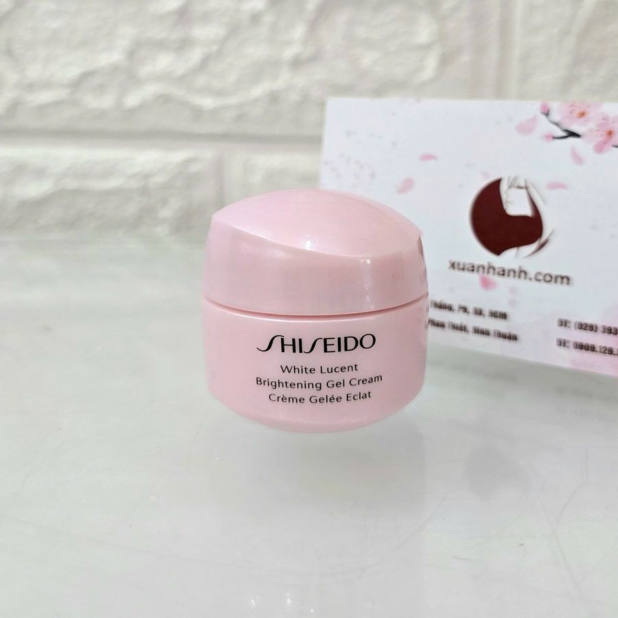 Kem dưỡng Shiseido White Lucent Brightening Gel Cream căng mịn, trắng da 15ml