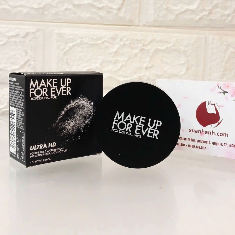 Phấn phủ bột Make up For Ever Ultra HD Loose Powder siêu mịn, kìm dầu, 4g.