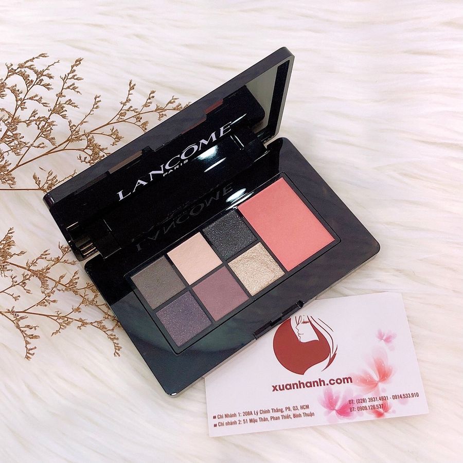 Phấn mắt và má hồng Lancome Color Design/Blush Subtil Palette, #GlamLook-Night