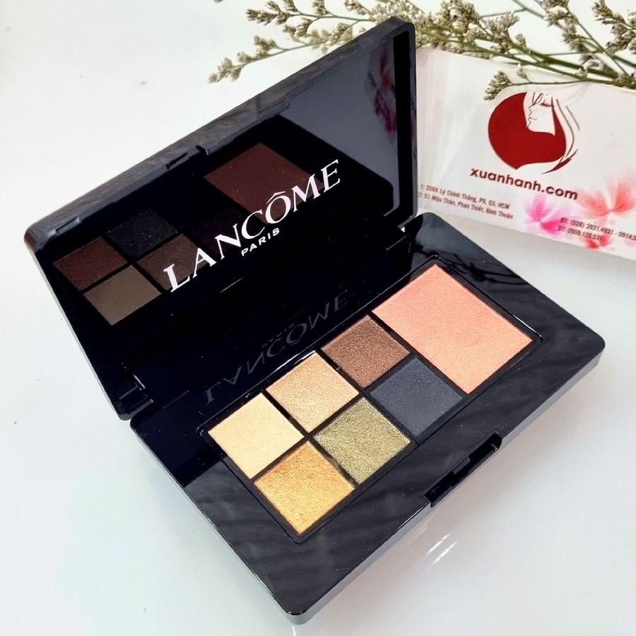 Phấn mắt và má hồng Lancome Color Design/Blush Subtil Palette, #GlowLook-Night