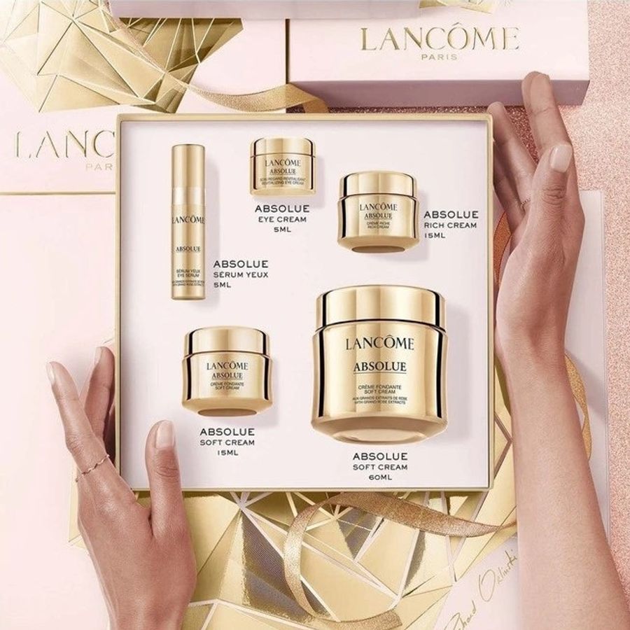 Set Lancome Absolue Soft Cream cao cấp chống lão hóa và tái tạo da - Limited HOT