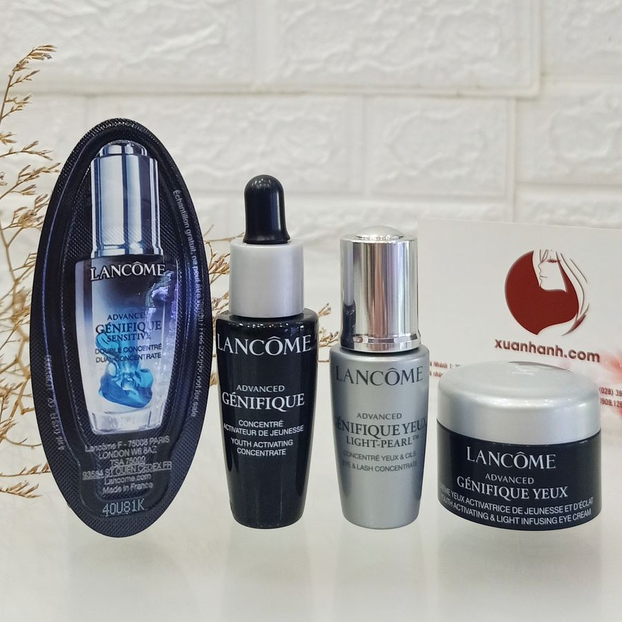 Set Lancome Genifique tập hợp 4sp mini hot hit và chất lượng (new)