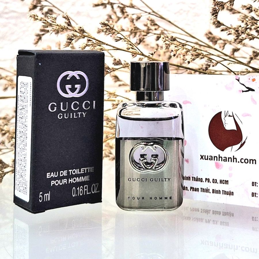 Nước hoa nam Gucci Guilty Pour Homme EDT nam tính, cuốn hút và đam mê - 5ml (NEW)