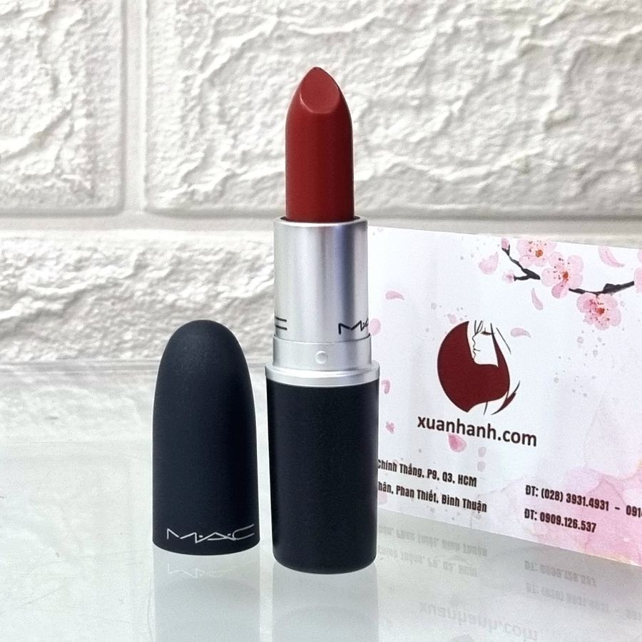 Son MAC Matte Lipstick #602 Chili màu đỏ gạch trẻ trung, cá tính và quyến rũ (THANH LÝ)