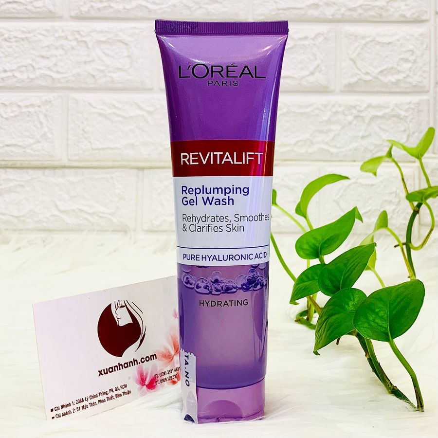 Gel rửa mặt L'oreal Revitalift Replumping Hydrating sạch mịn, mềm mại - 150ml