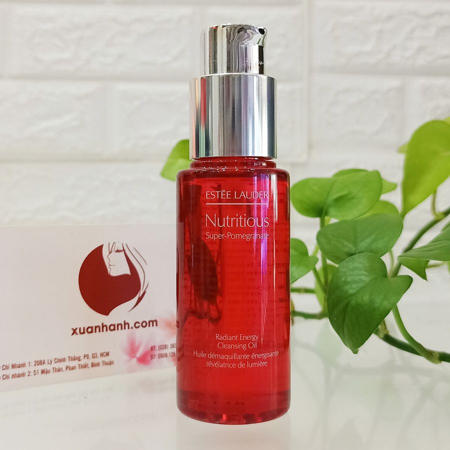 Dầu tẩy trang Estee Lauder Nutritious Super-Pomegranate sạch dịu nhẹ và sáng da, 30ml