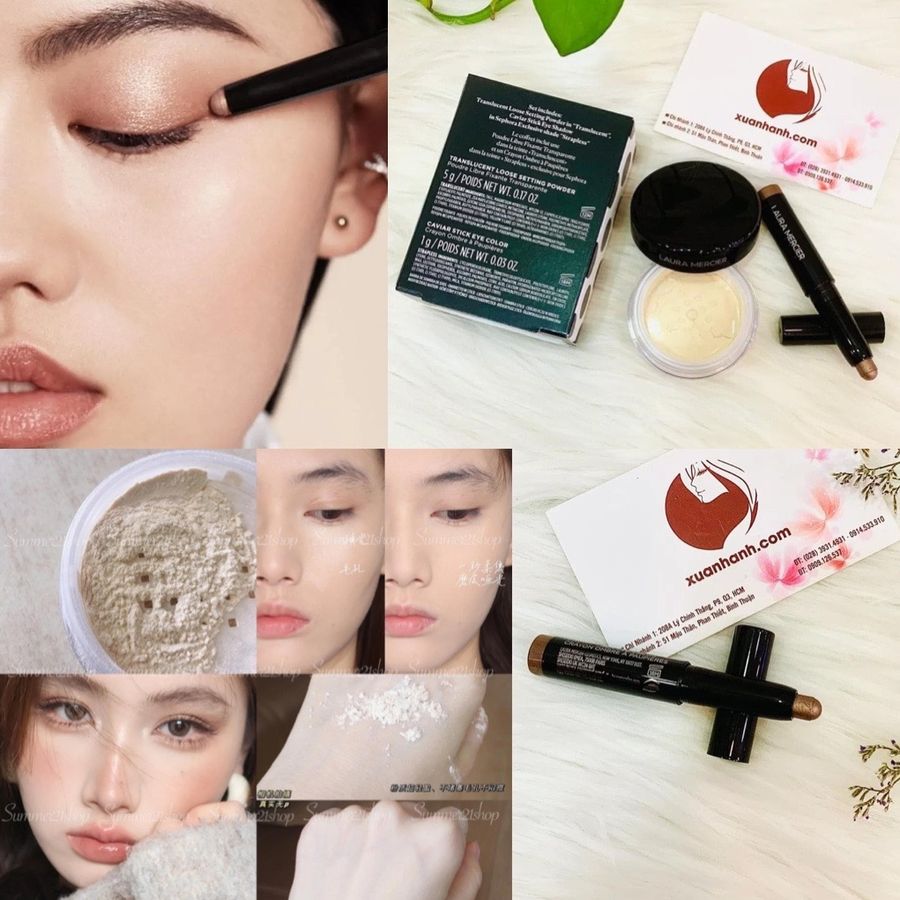 Set trang điểm Laura Mercier Beauty Insider nhỏ xinh, tiện dụng và cơ bản cho mọi người (THANH LÝ)