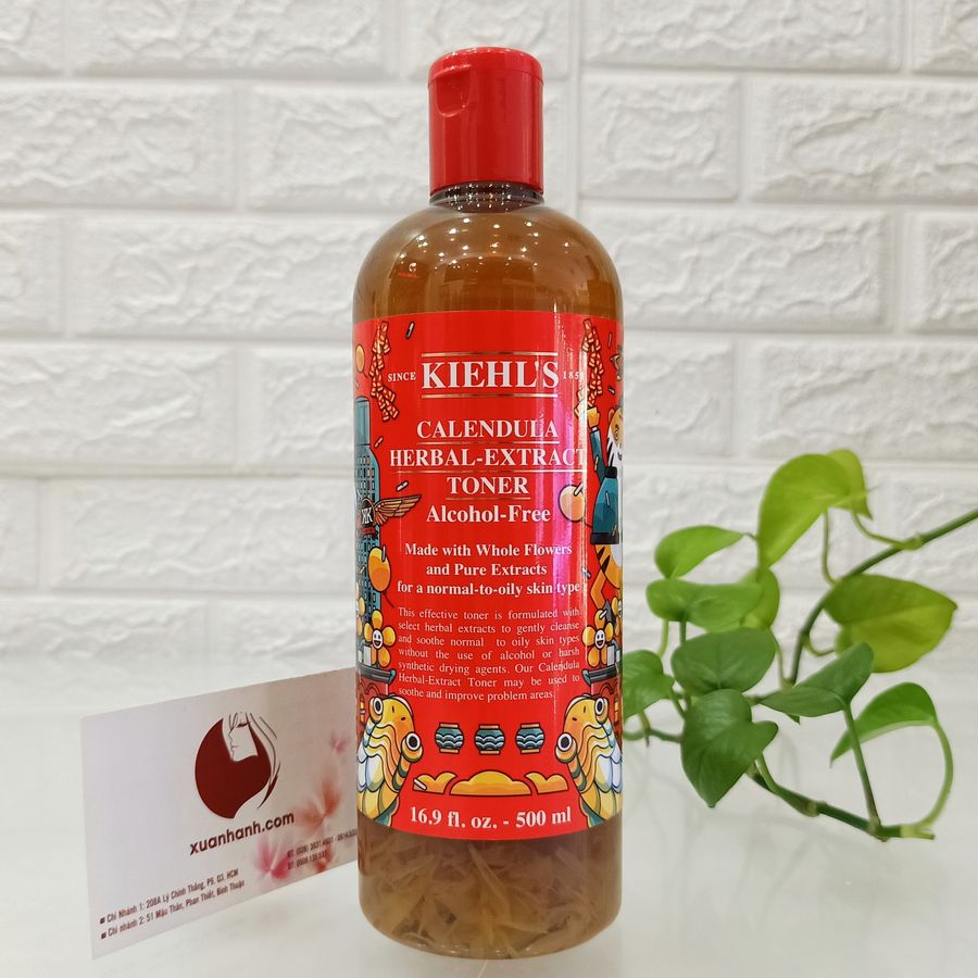 Toner hoa cúc KIEHL'S Calendula Herbal Extract cân bằng ẩm, sạch sâu - 500ml