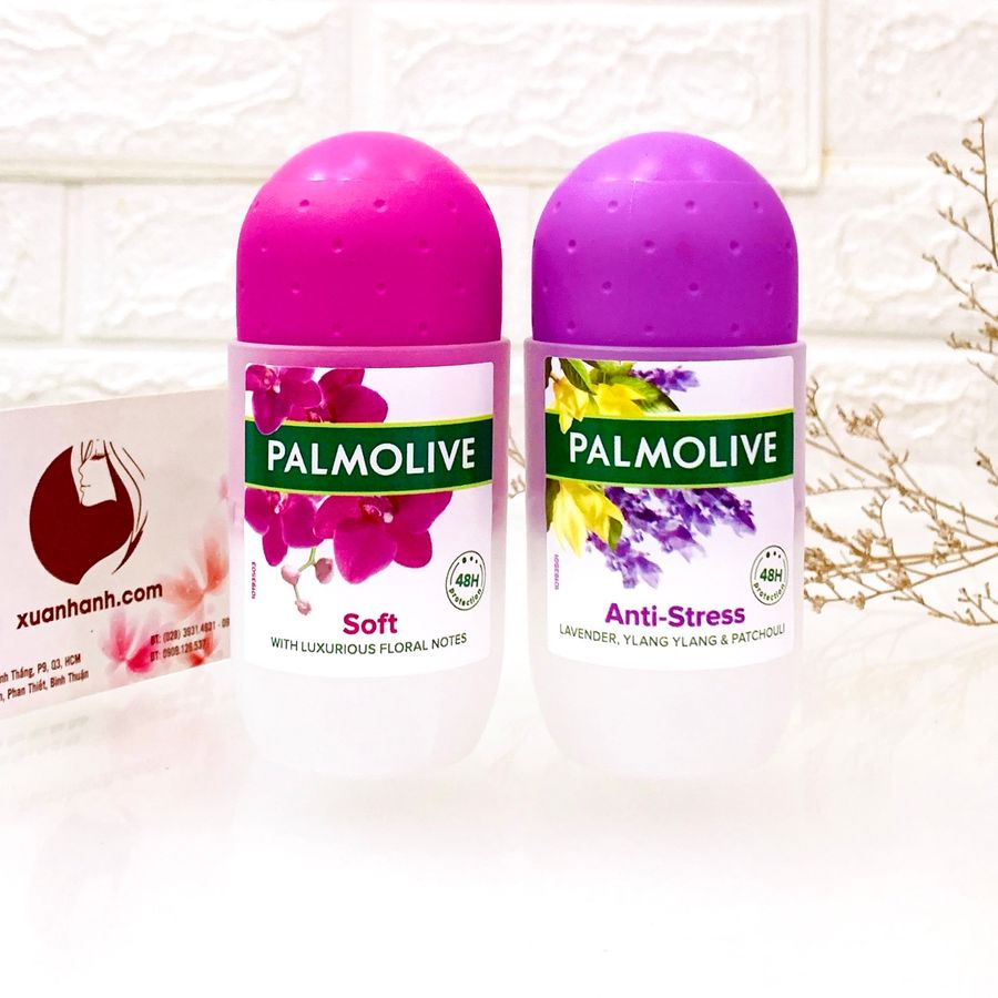 Lăn khử mùi Palmolive kháng khuẩn, khử mùi với hương thơm dịu nhẹ, 50ml