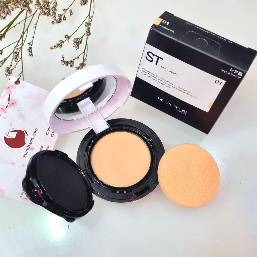 Phấn tươi Kanebo Kate Creamy Fit Foundation che phủ toàn diện, #01 sáng (New)