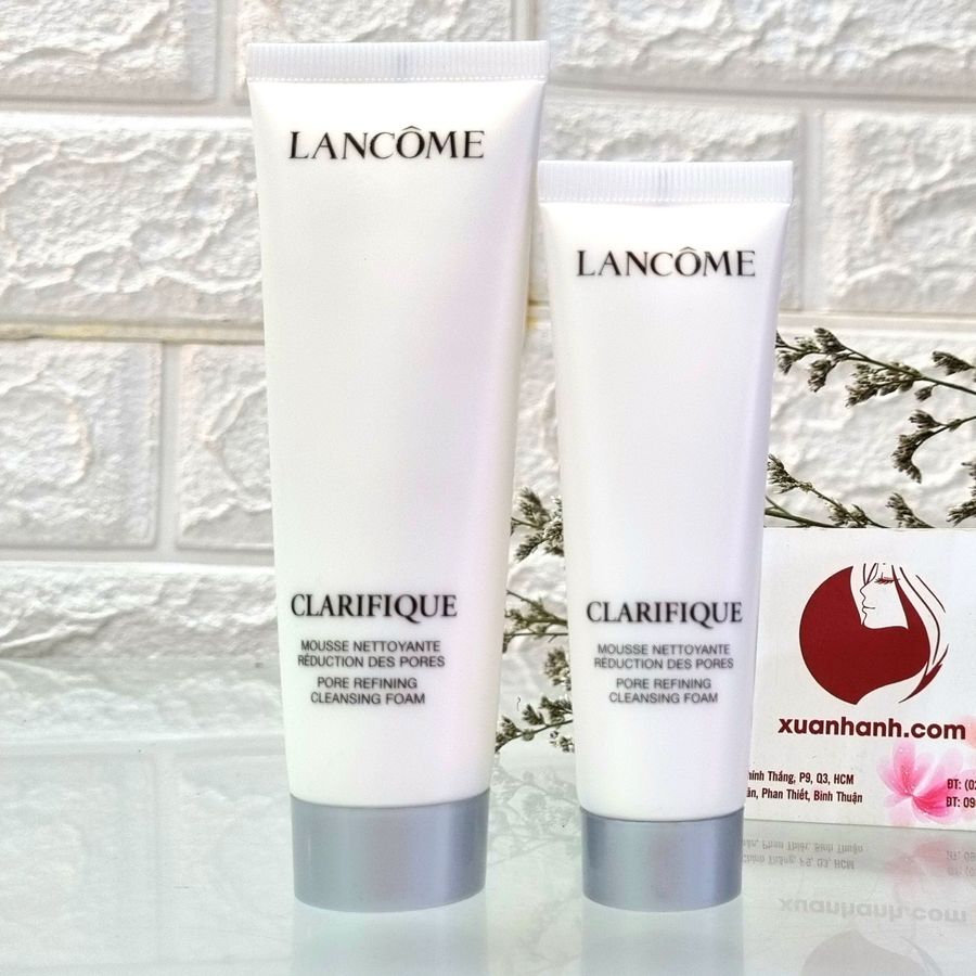 Sữa rửa mặt Lancome Clarifique Pore Refining se lỗ chân lông, sáng trắng da