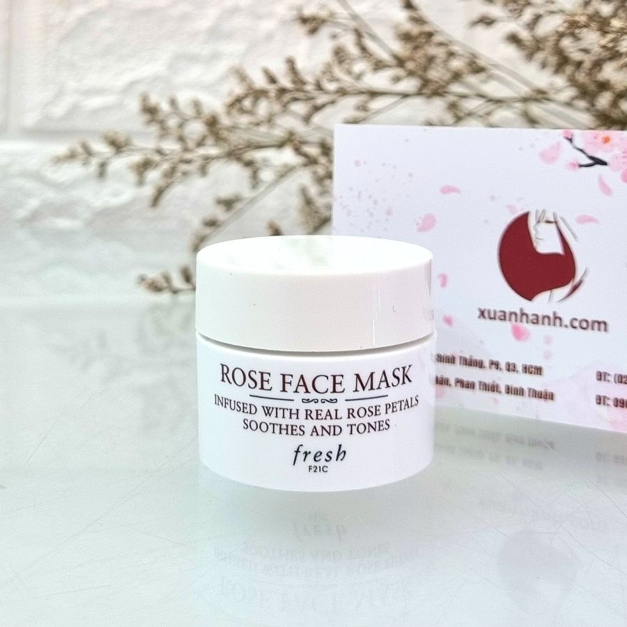 Mặt nạ Fresh Rose Face mask chiết xuất hoa hồng sáng mịn, căng mọng, trẻ hóa da.