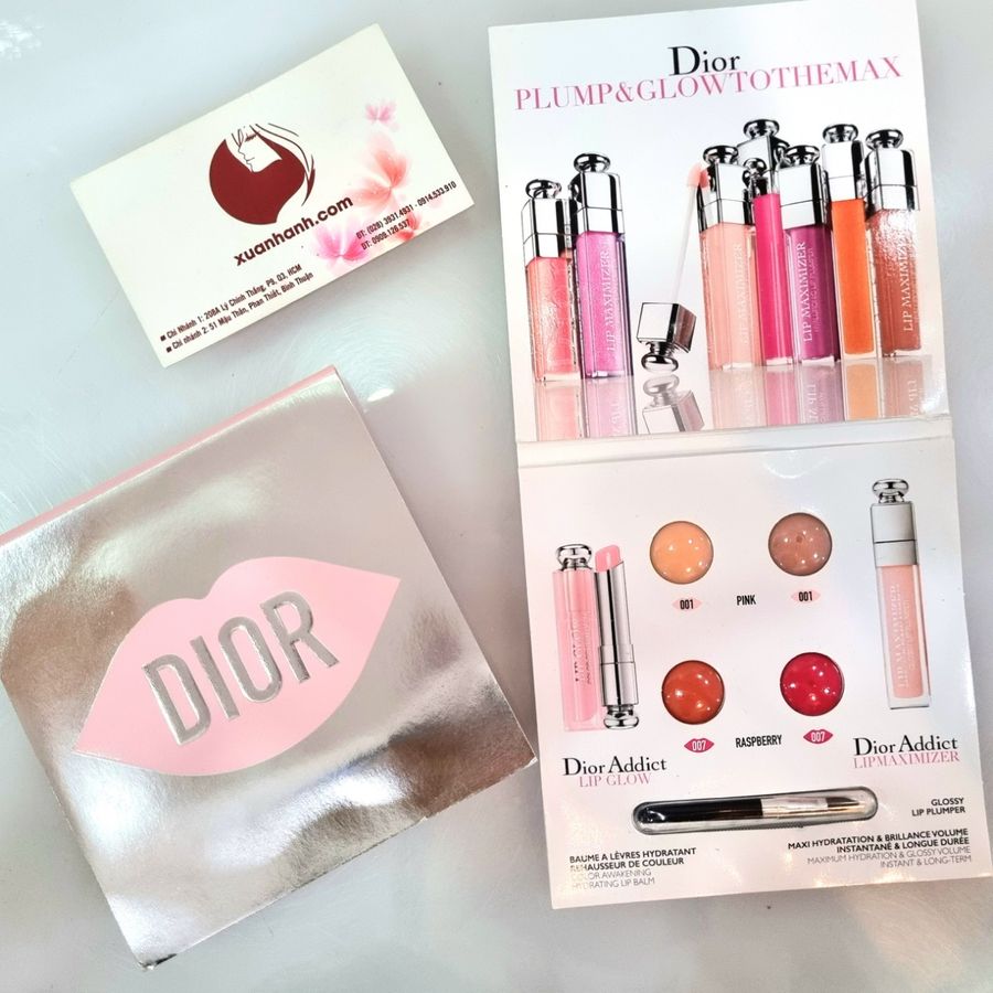 Vỉ son dưỡng Dior Plump & Glow To The Max son dưỡng ẩm tăng sắc cho môi 2in1