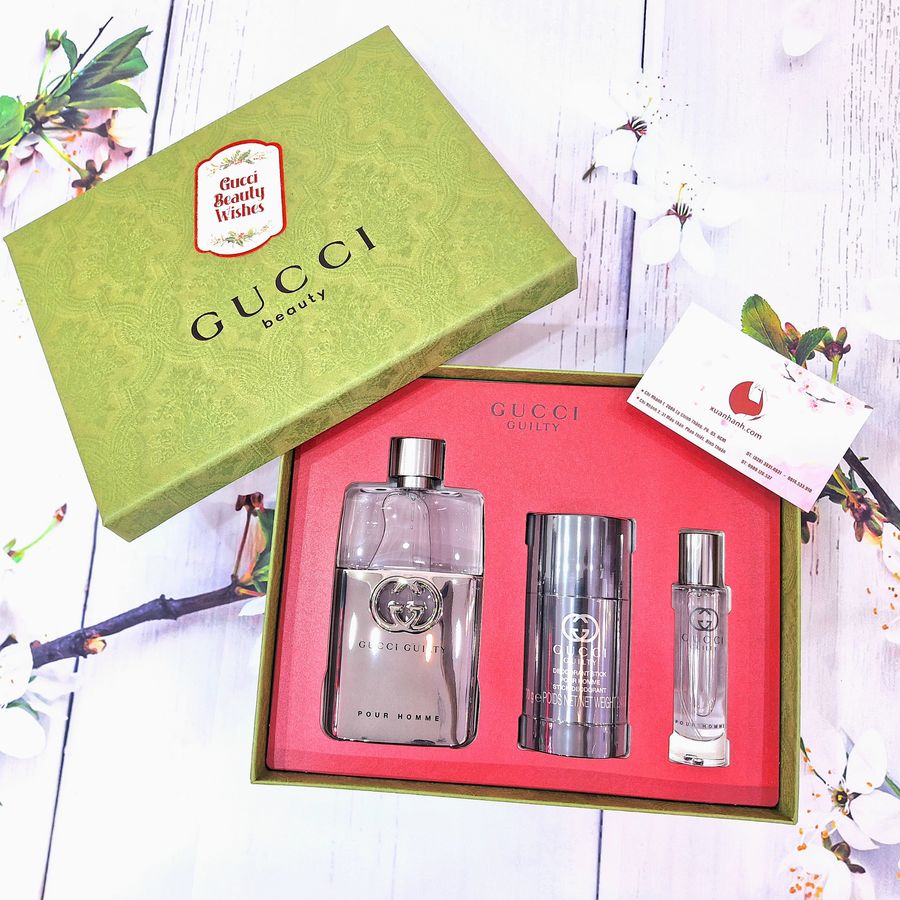 Set nước hoa nam Gucci Guilty Pour Homme EDT - nam tính, cuốn hút và đam mê (HOT)