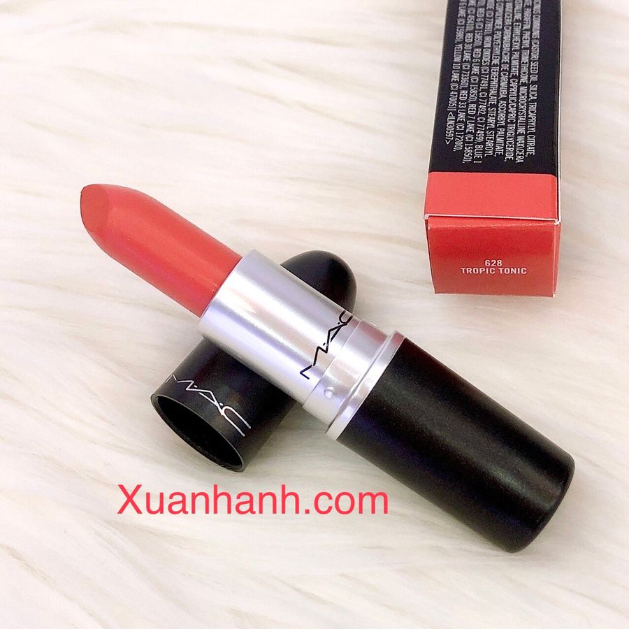 Son MAC Matte Lipstick #628 Tropic Tonic - hồng san hô dịu ngọt và nữ tính (new)