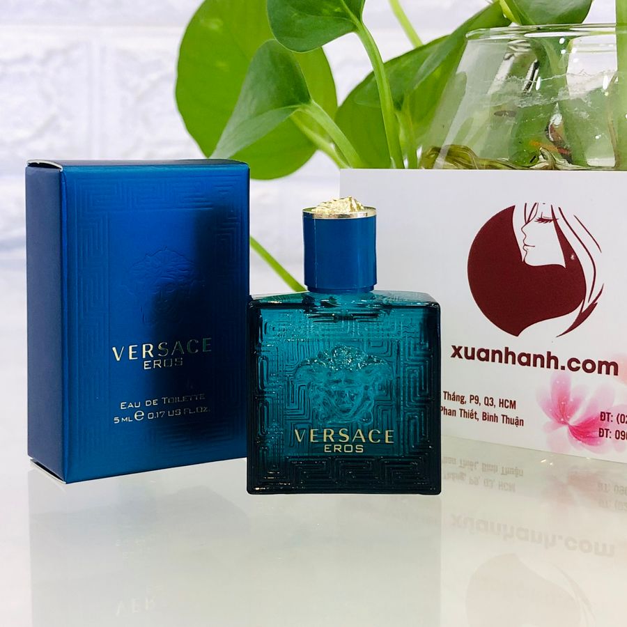 Nước hoa nam Versace Eros nam tính, lôi cuốn và tươi mát - EDT, 5ml