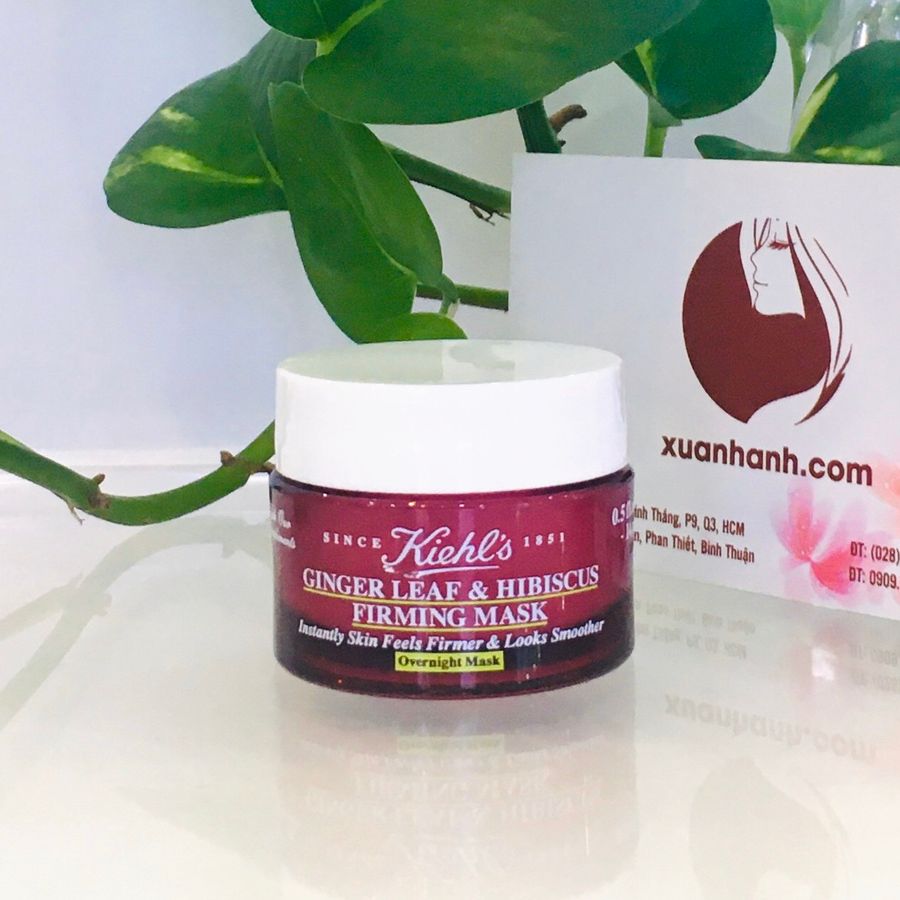 Mặt nạ ngủ Kiehl's Ginger Leaf & Hibiscus Firming chống lão hoá, tươi trẻ da