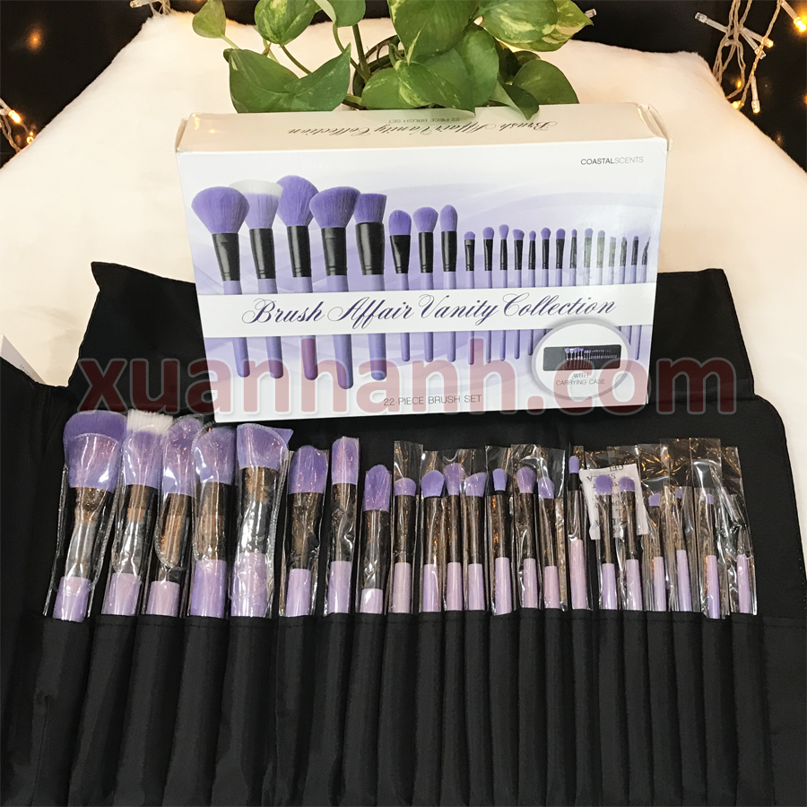 Bộ cọ Coastal Scents 22 chiếc tuyệt đẹp, đầy đủ cá nhân và chuyên nghiệp